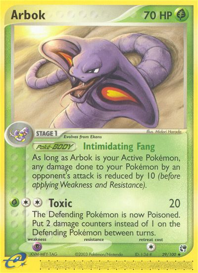 Arbok (29/100) [EX: Sandstorm] | Deep Dive Games St. Marys