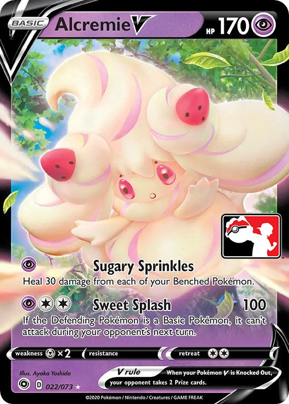 Alcremie V (22/73) [Prize Pack Series One] | Deep Dive Games St. Marys