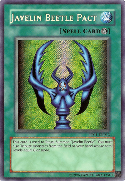 Javelin Beetle Pact [PP01-EN012] Secret Rare | Deep Dive Games St. Marys