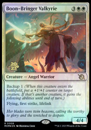 Boon-Bringer Valkyrie [March of the Machine Prerelease Promos] | Deep Dive Games St. Marys