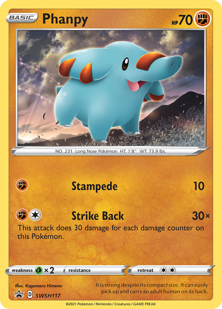 Phanpy (SWSH117) [Sword & Shield: Black Star Promos] | Deep Dive Games St. Marys