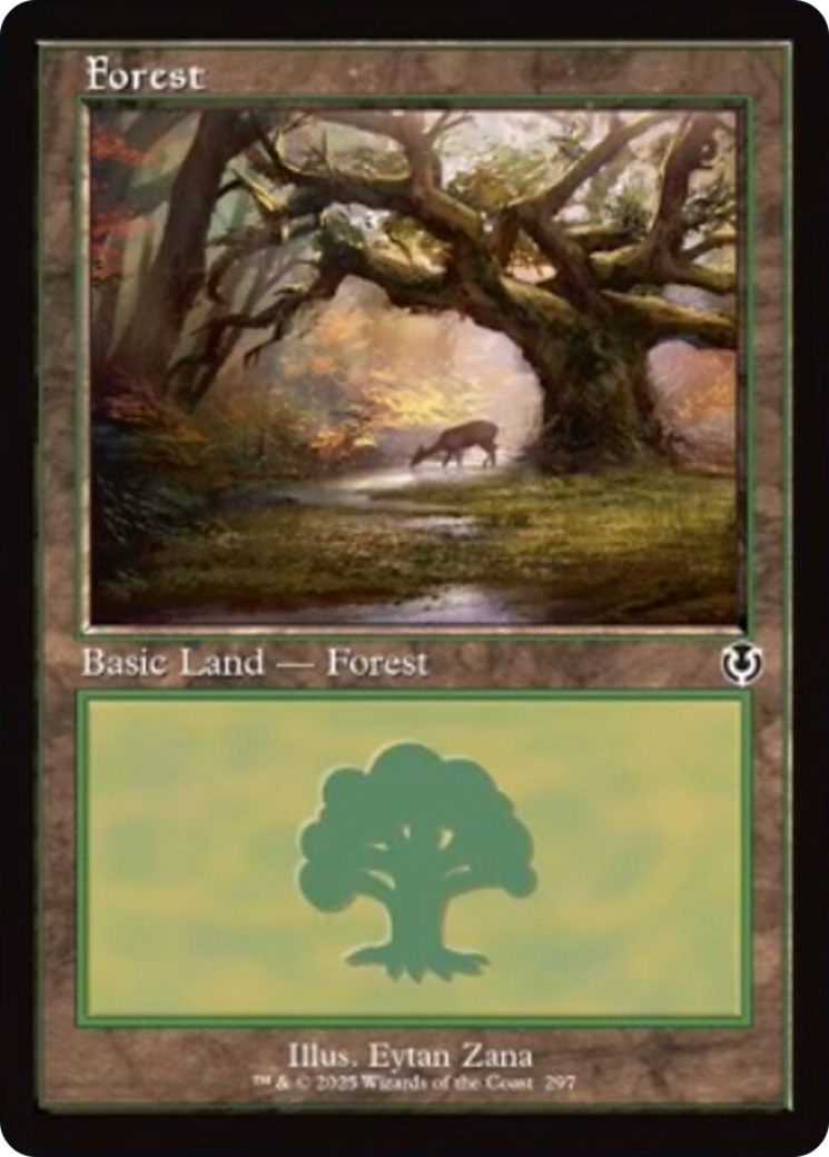 Forest (297) (Retro Frame) [Innistrad Remastered] | Deep Dive Games St. Marys