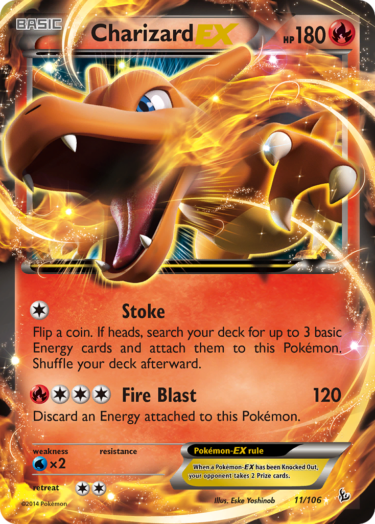 Charizard EX (11/106) [XY: Flashfire] | Deep Dive Games St. Marys