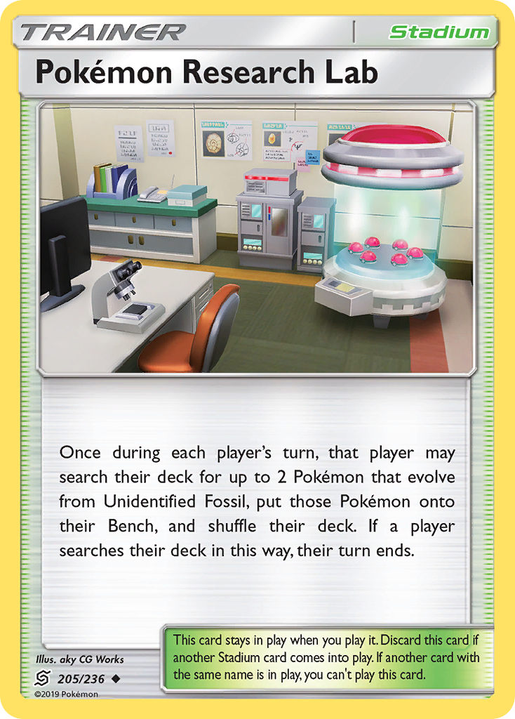 Pokemon Research Lab (205/236) [Sun & Moon: Unified Minds] | Deep Dive Games St. Marys