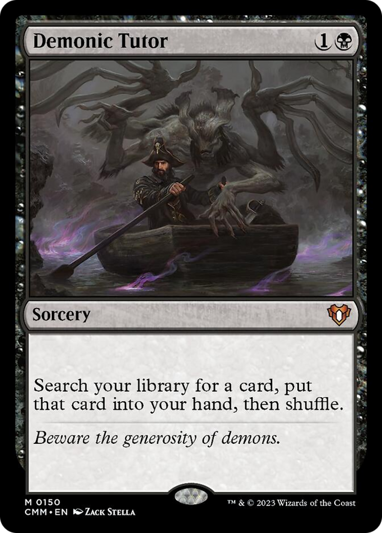 Demonic Tutor [Commander Masters] | Deep Dive Games St. Marys