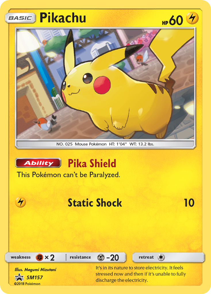 Pikachu (SM157) [Sun & Moon: Black Star Promos] | Deep Dive Games St. Marys