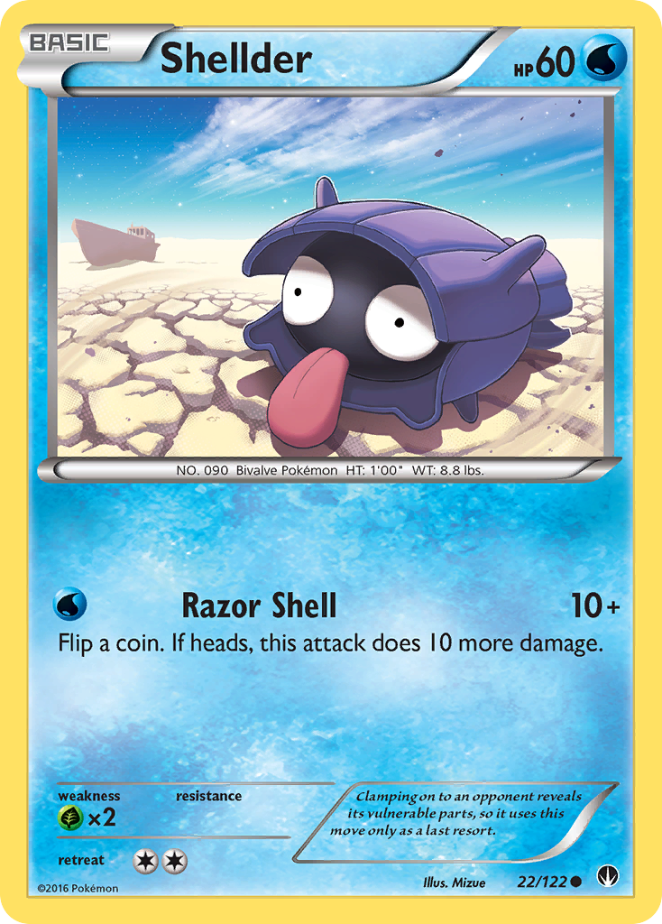 Shellder (22/122) [XY: BREAKpoint] | Deep Dive Games St. Marys