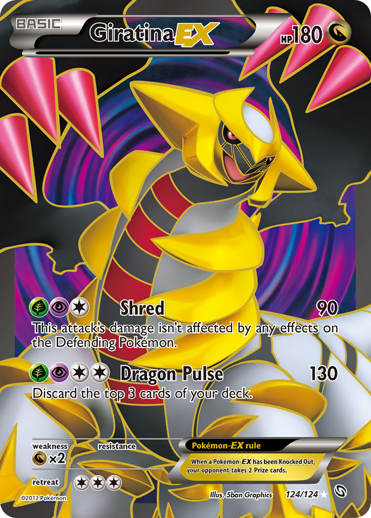 Giratina EX (124/124) [Black & White: Dragons Exalted] | Deep Dive Games St. Marys