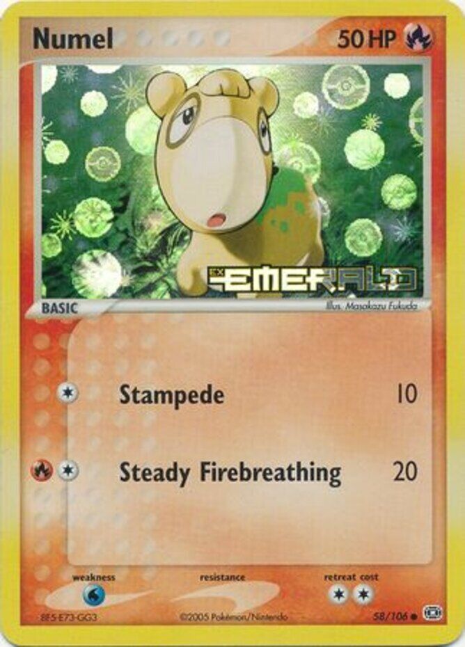 Numel (58/106) (Stamped) [EX: Emerald] | Deep Dive Games St. Marys