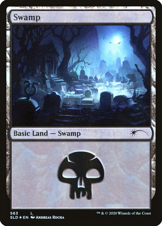 Swamp (Spooky) (563) [Secret Lair Drop Promos] | Deep Dive Games St. Marys