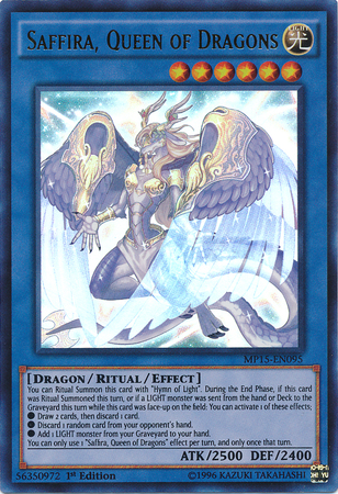 Saffira, Queen of Dragons [MP15-EN095] Ultra Rare | Deep Dive Games St. Marys