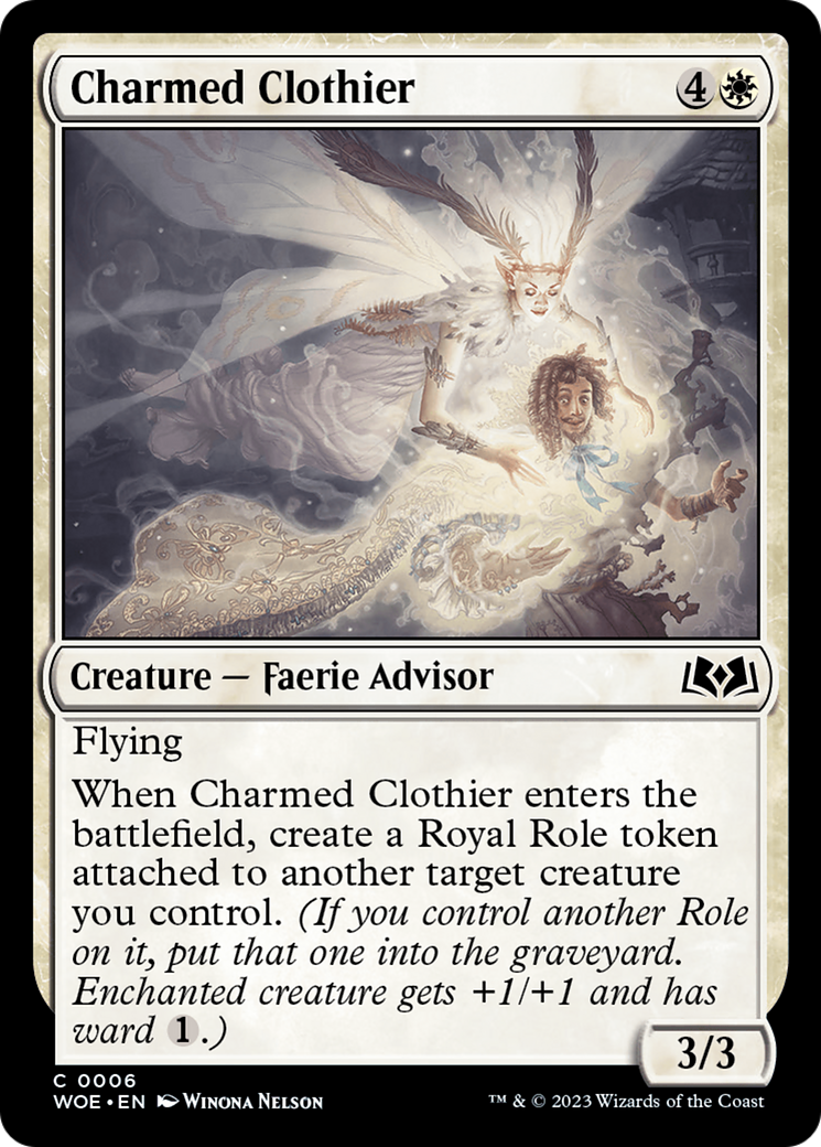 Charmed Clothier [Wilds of Eldraine] | Deep Dive Games St. Marys