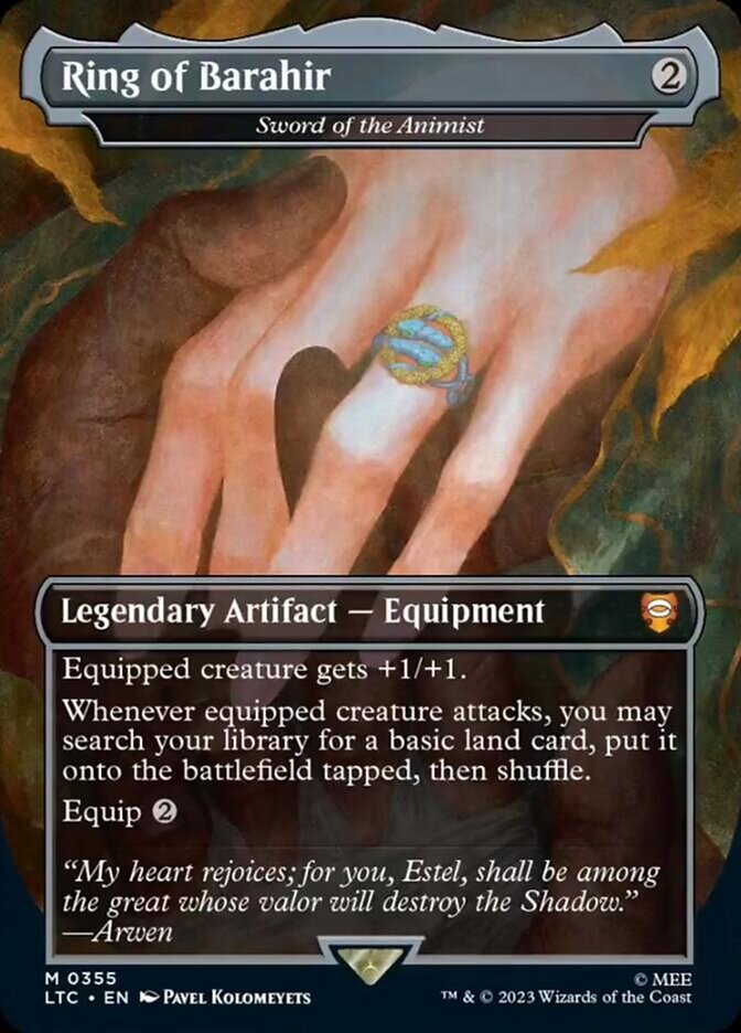 Ring of Barahir - Sword of the Animist [The Lord of the Rings: Tales of Middle-Earth Commander] | Deep Dive Games St. Marys