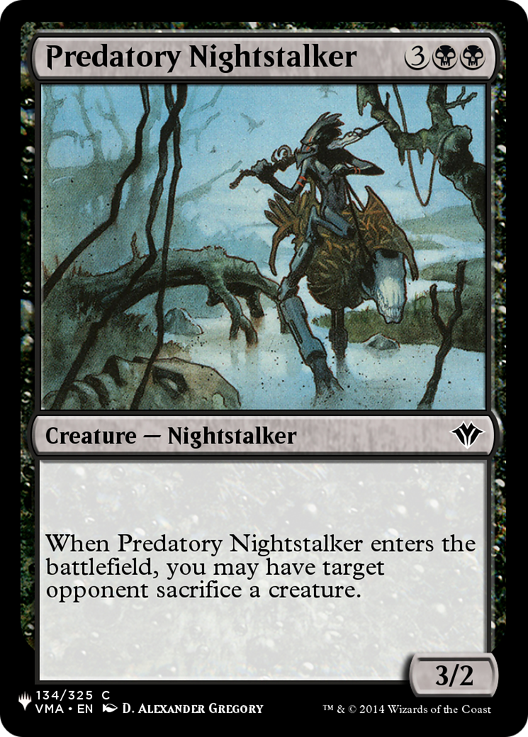 Predatory Nightstalker [The List] | Deep Dive Games St. Marys