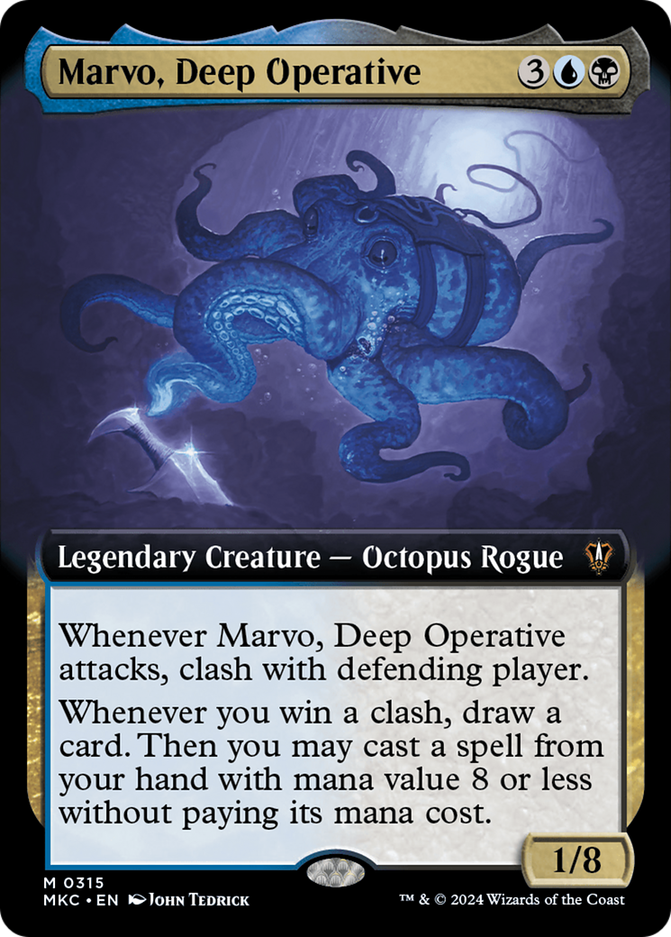 Marvo, Deep Operative (Extended Art) [Murders at Karlov Manor Commander] | Deep Dive Games St. Marys