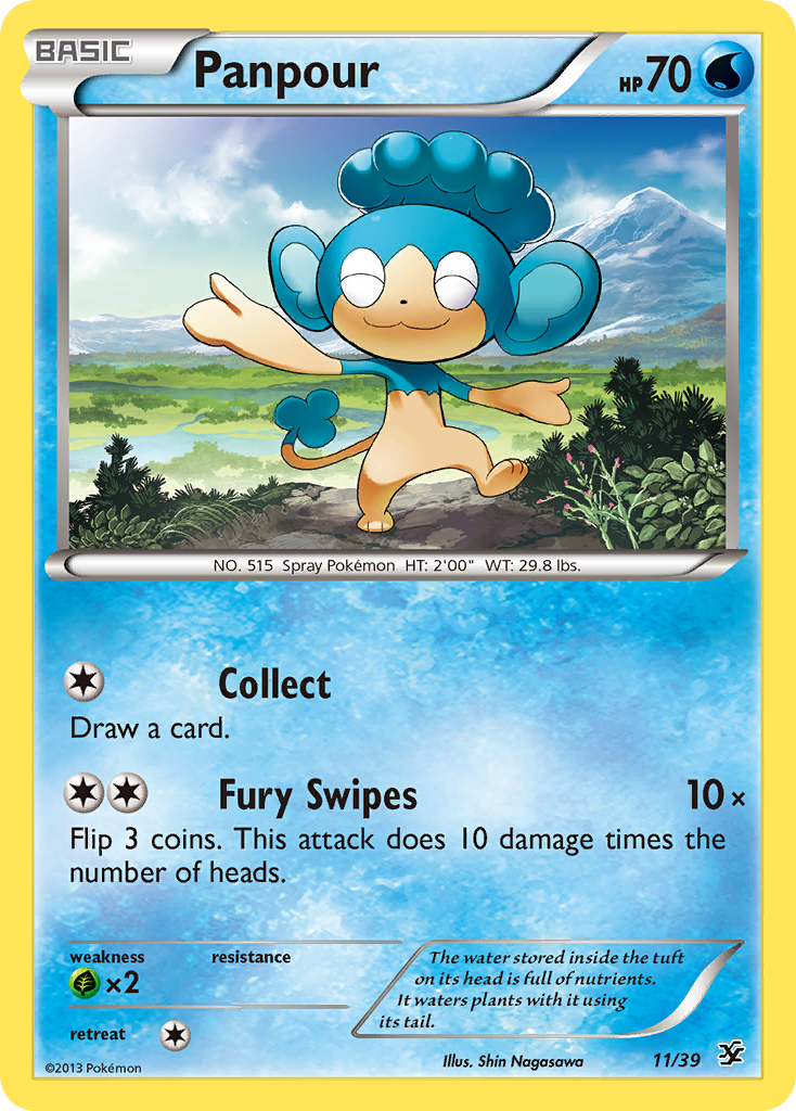 Panpour (11/39) [XY: Kalos Starter Set] | Deep Dive Games St. Marys