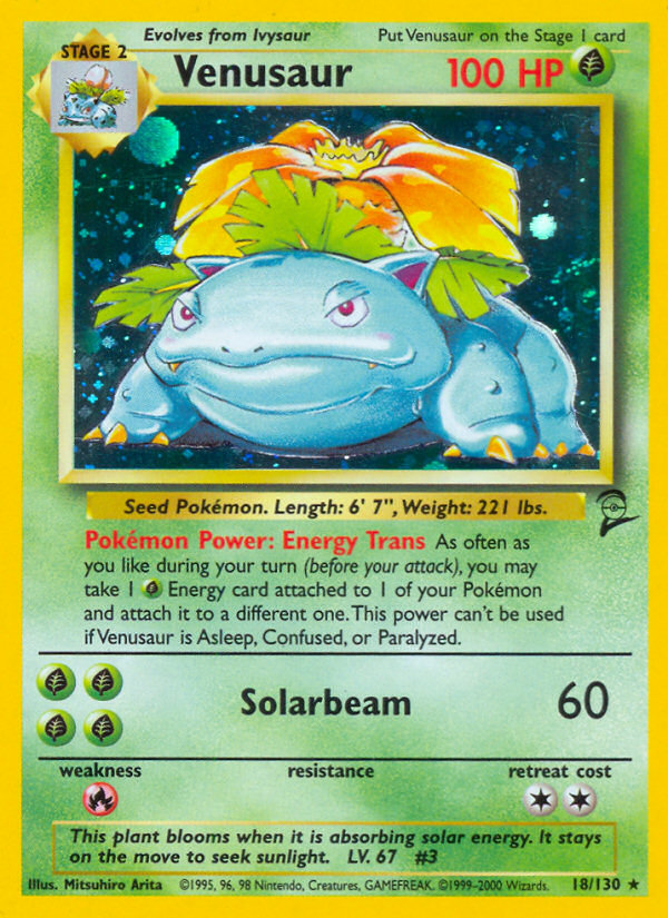 Venusaur (18/130) [Base Set 2] | Deep Dive Games St. Marys