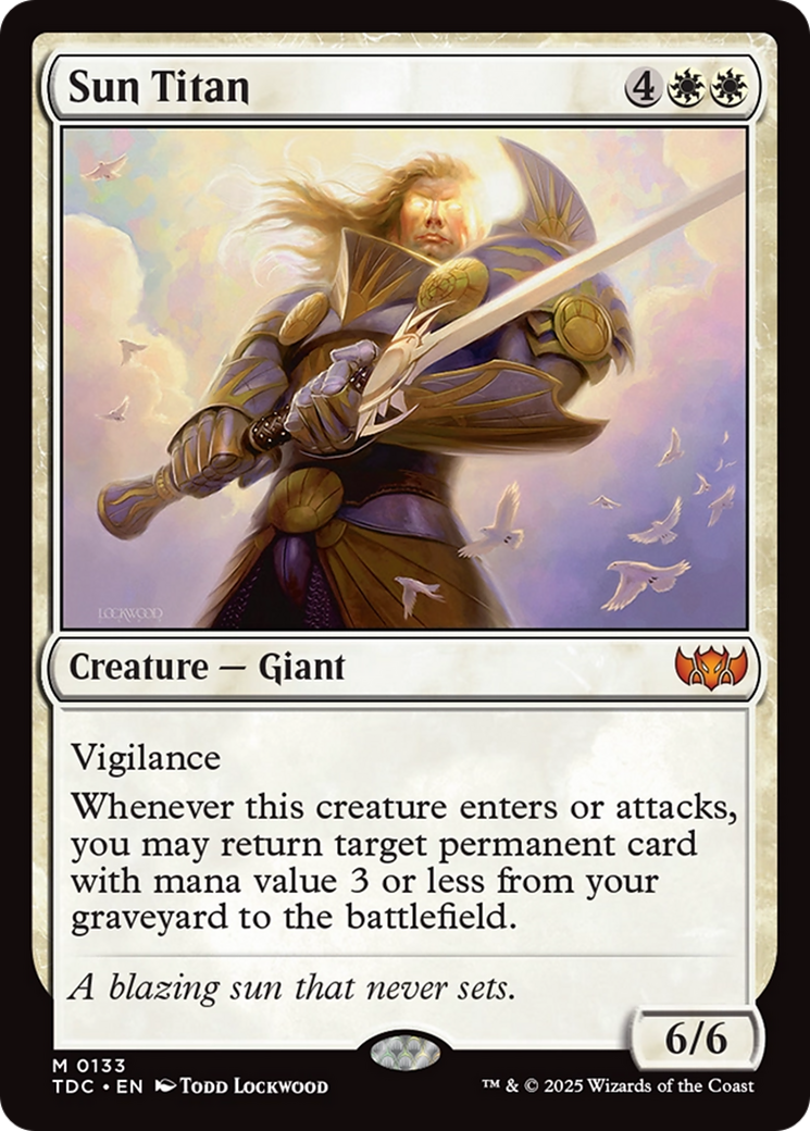 Sun Titan [Tarkir: Dragonstorm Commander] | Deep Dive Games St. Marys