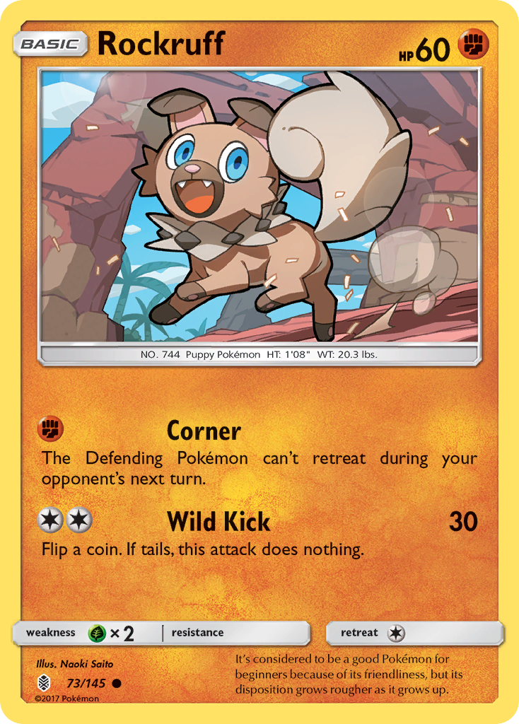 Rockruff (73/145) [Sun & Moon: Guardians Rising] | Deep Dive Games St. Marys