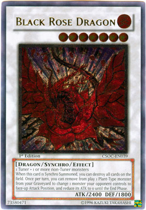 Black Rose Dragon (UTR) [CSOC-EN039] Ultimate Rare | Deep Dive Games St. Marys