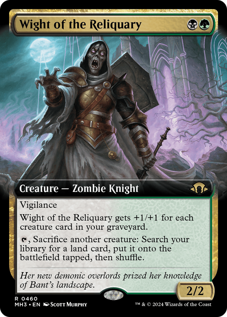 Wight of the Reliquary (Extended Art) [Modern Horizons 3] | Deep Dive Games St. Marys