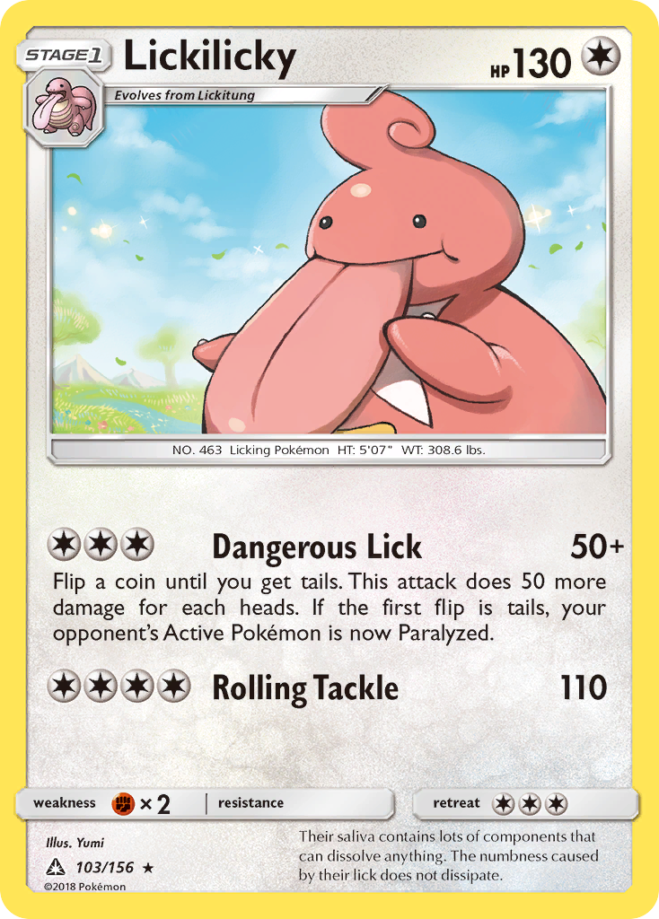 Lickilicky (103/156) [Sun & Moon: Ultra Prism] | Deep Dive Games St. Marys