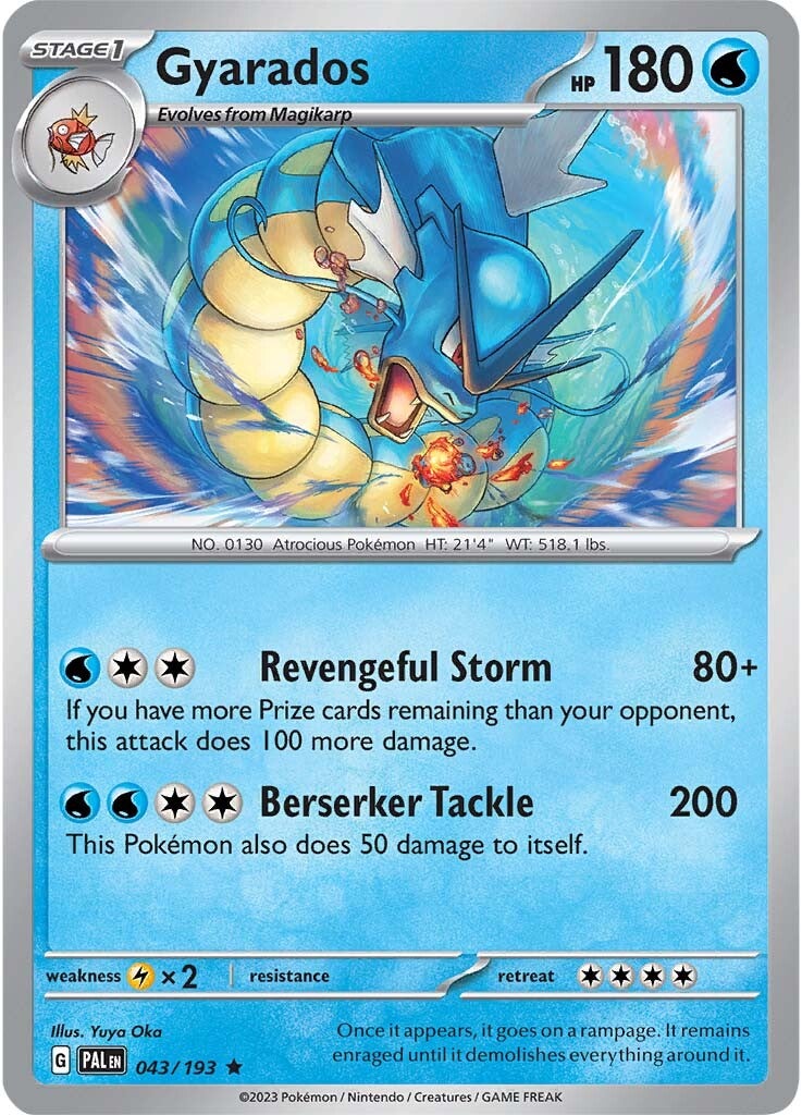 Gyarados (043/193) [Scarlet & Violet: Paldea Evolved] | Deep Dive Games St. Marys