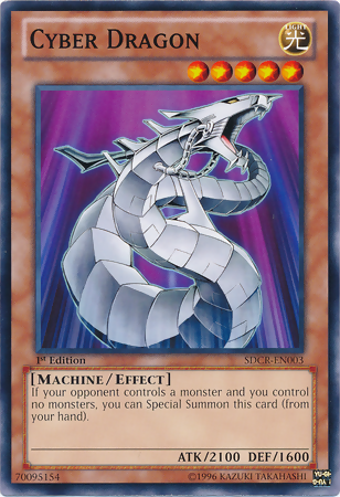 Cyber Dragon (White) [SDCR-EN003] Common | Deep Dive Games St. Marys