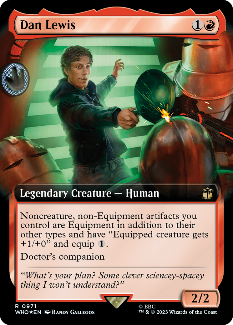 Dan Lewis (Extended Art) (Surge Foil) [Doctor Who] | Deep Dive Games St. Marys