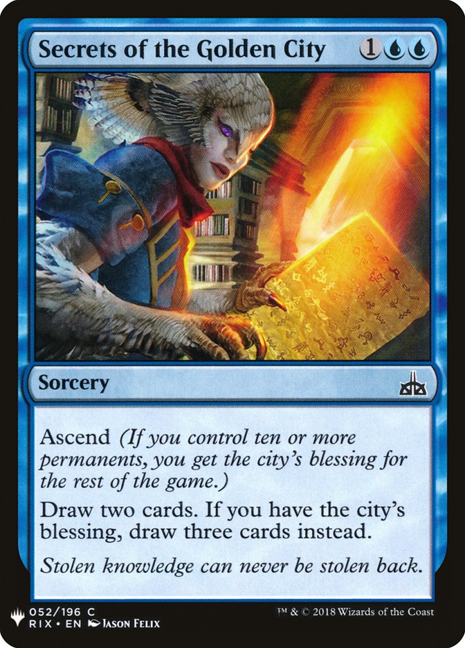 Secrets of the Golden City [Mystery Booster] | Deep Dive Games St. Marys