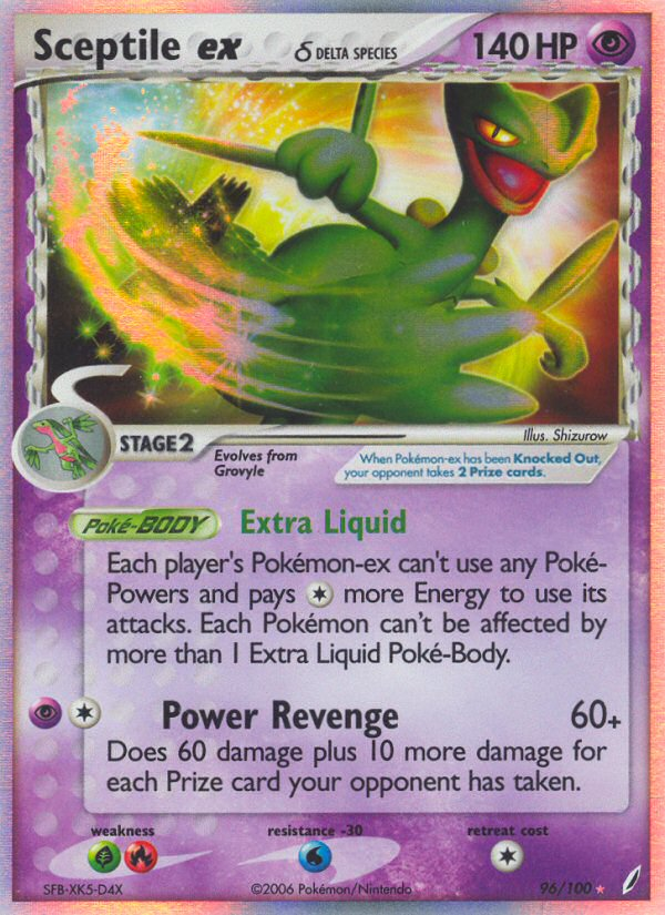 Sceptile ex (96/100) (Delta Species) [EX: Crystal Guardians] | Deep Dive Games St. Marys