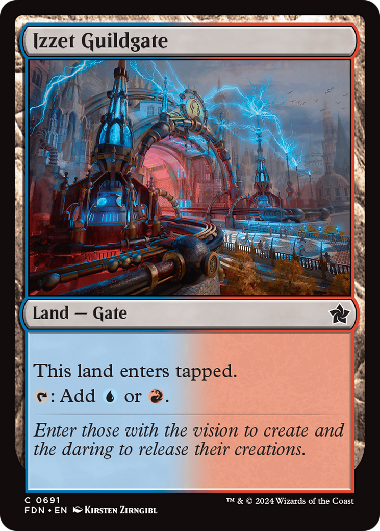 Izzet Guildgate [Foundations] | Deep Dive Games St. Marys