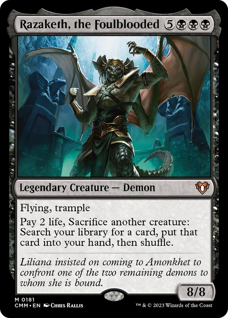 Razaketh, the Foulblooded [Commander Masters] | Deep Dive Games St. Marys