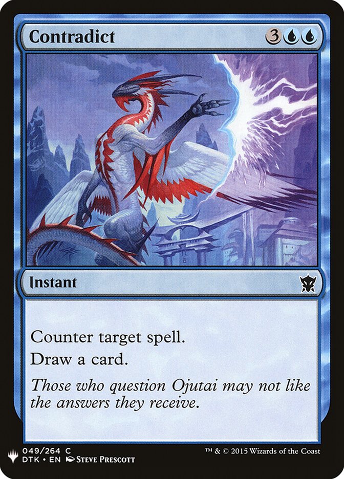 Contradict [Mystery Booster] | Deep Dive Games St. Marys