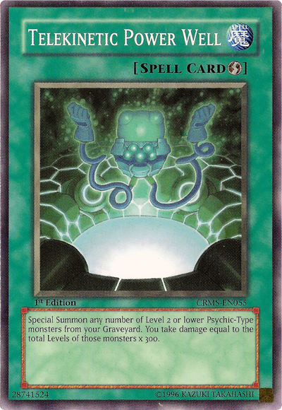 Telekinetic Power Well [CRMS-EN055] Common | Deep Dive Games St. Marys