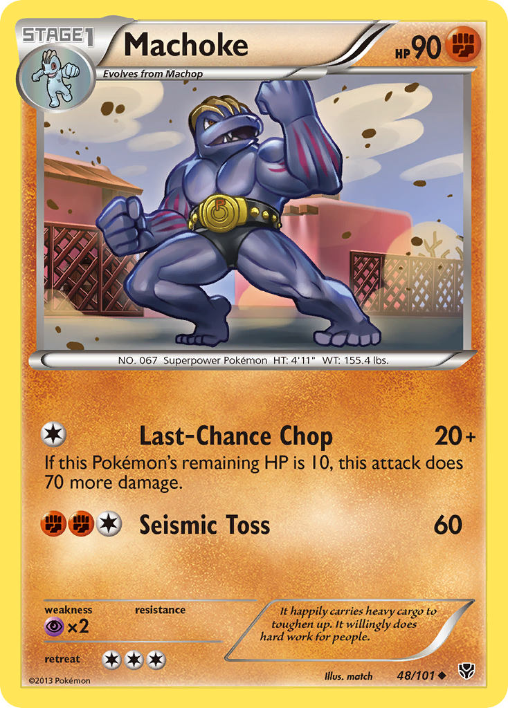 Machoke (48/101) [Black & White: Plasma Blast] | Deep Dive Games St. Marys