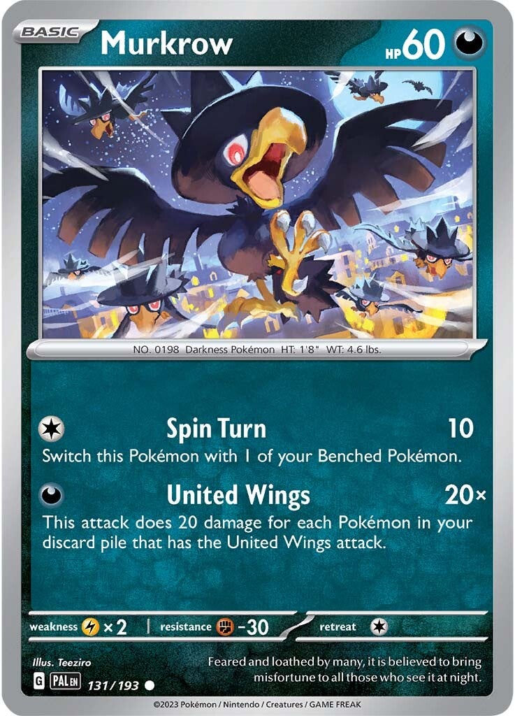 Murkrow (131/193) [Scarlet & Violet: Paldea Evolved] | Deep Dive Games St. Marys