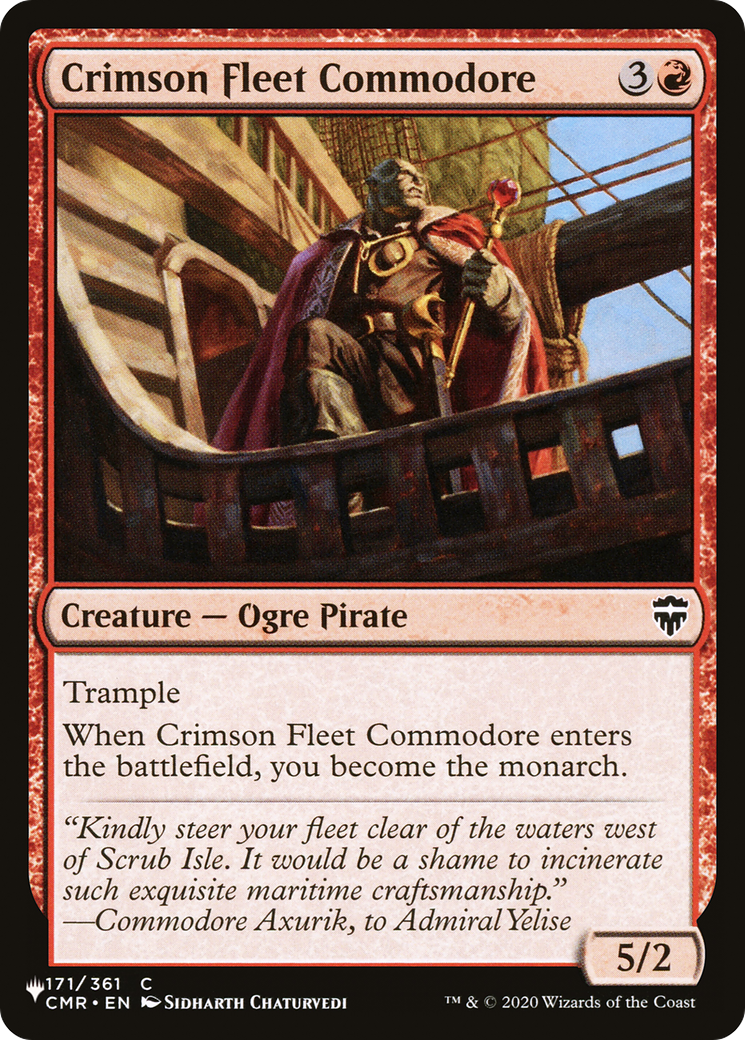 Crimson Fleet Commodore [The List] | Deep Dive Games St. Marys