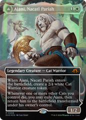 Ajani, Nacatl Pariah // Ajani, Nacatl Avenger (Borderless) (Textured Foil) [Modern Horizons 3] | Deep Dive Games St. Marys