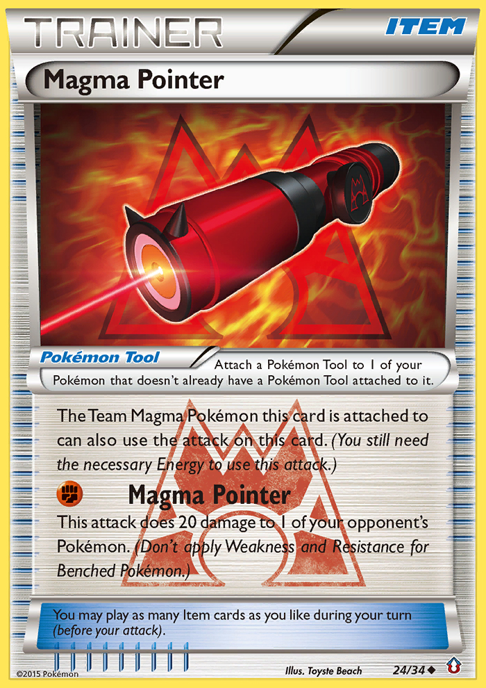 Magma Pointer (24/34) [XY: Double Crisis] | Deep Dive Games St. Marys