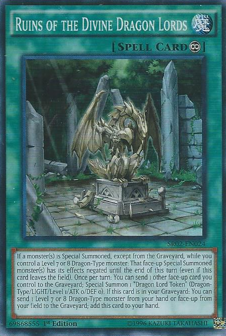 Ruins of the Divine Dragon Lords [SR02-EN024] Super Rare | Deep Dive Games St. Marys