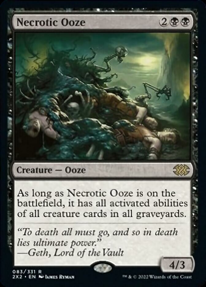 Necrotic Ooze [Double Masters 2022] | Deep Dive Games St. Marys