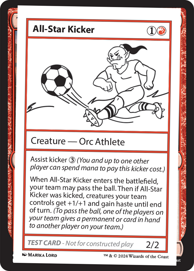 All-Star Kicker [Mystery Booster 2 Playtest Cards] | Deep Dive Games St. Marys