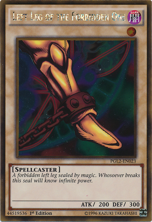 Left Leg of the Forbidden One [PGL2-EN023] Gold Rare | Deep Dive Games St. Marys