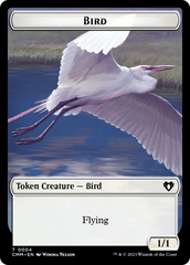 Copy (54) // Bird Double-Sided Token [Commander Masters Tokens] | Deep Dive Games St. Marys