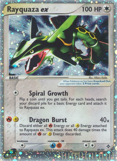 Rayquaza ex (97/97) [EX: Dragon] | Deep Dive Games St. Marys