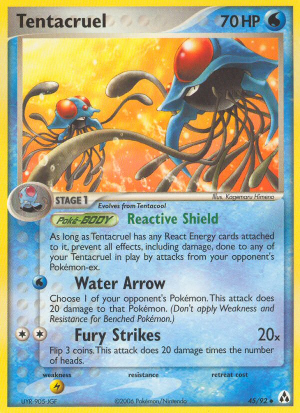 Tentacruel (45/92) [EX: Legend Maker] | Deep Dive Games St. Marys