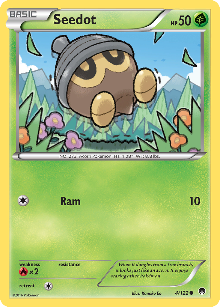 Seedot (4/122) [XY: BREAKpoint] | Deep Dive Games St. Marys