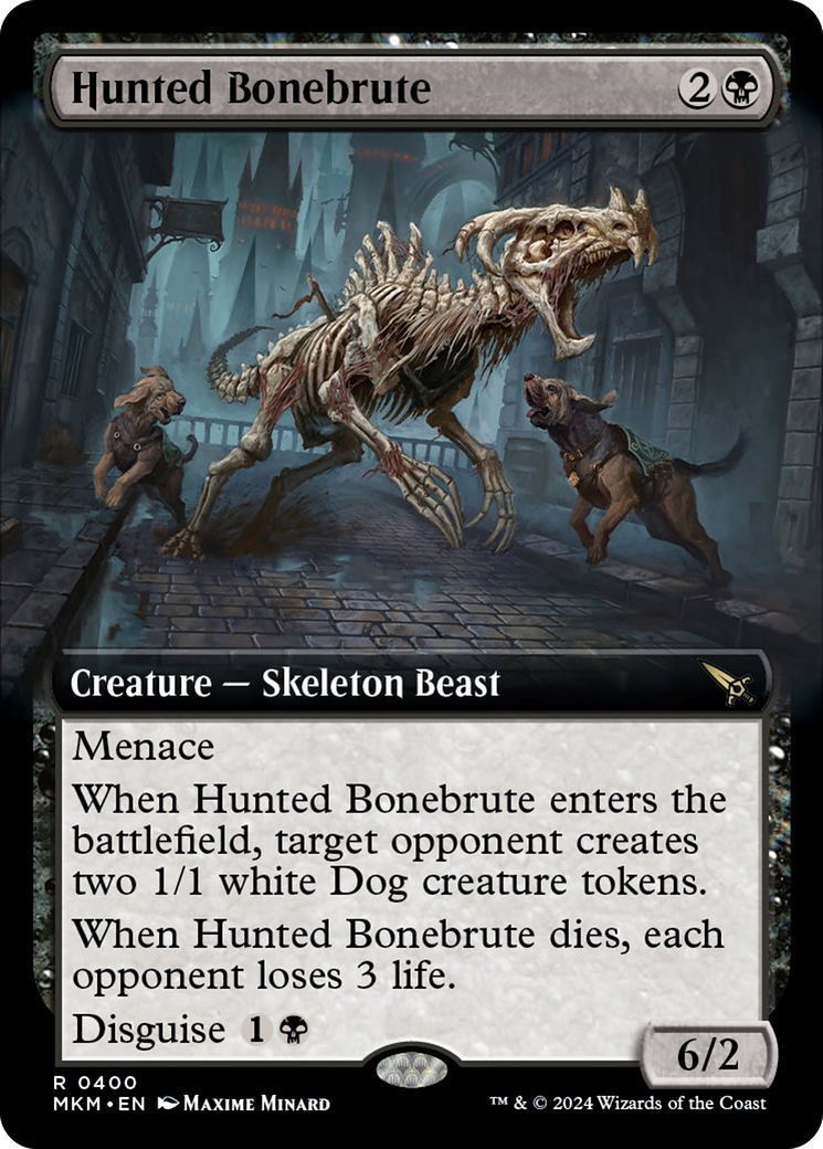 Hunted Bonebrute (Extended Art) [Murders at Karlov Manor] | Deep Dive Games St. Marys