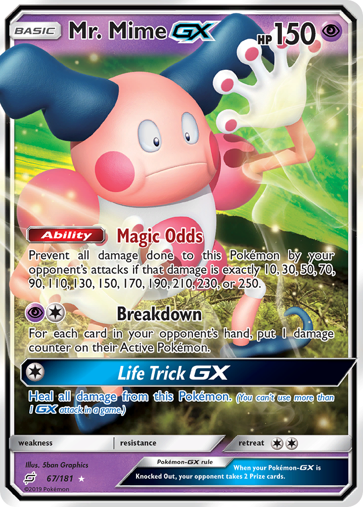 Mr. Mime GX (67/181) [Sun & Moon: Team Up] | Deep Dive Games St. Marys